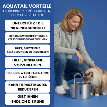 Schütze deinen Hund vor Harnwegsproblemen, Blasensteinen und Nierenerkrankungen – mit Aquatail.