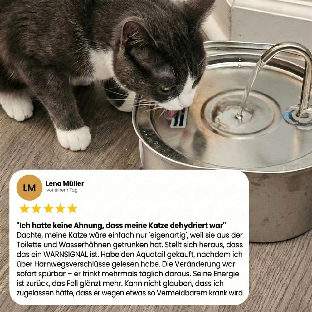 Schütze deinen Hund vor Harnwegsproblemen, Blasensteinen und Nierenerkrankungen – mit Aquatail.